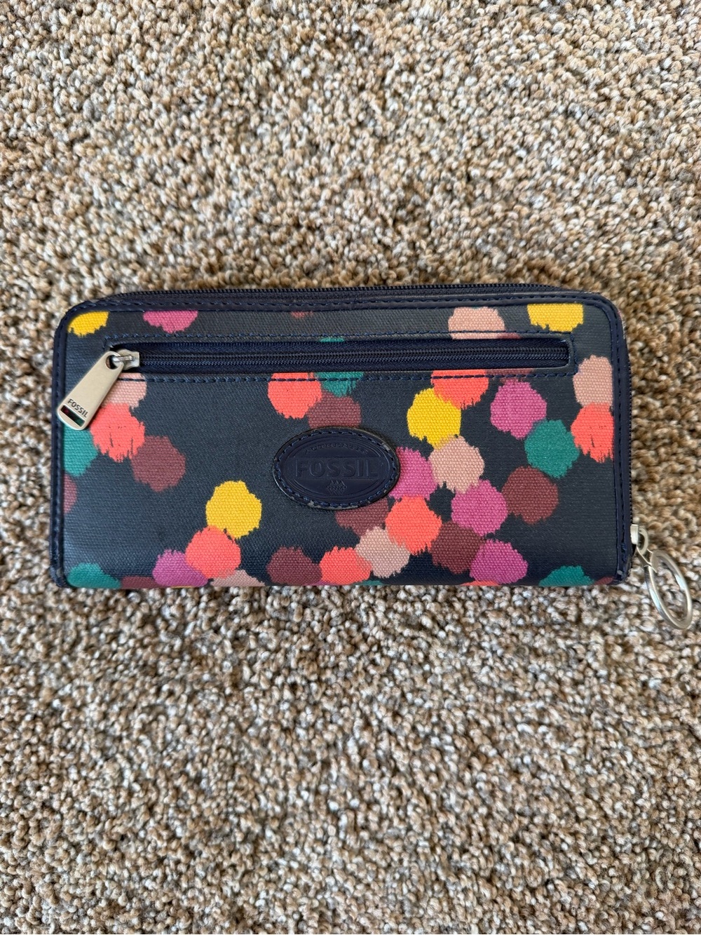 FOSSIL Colorful Polka Dots Large Wallet
